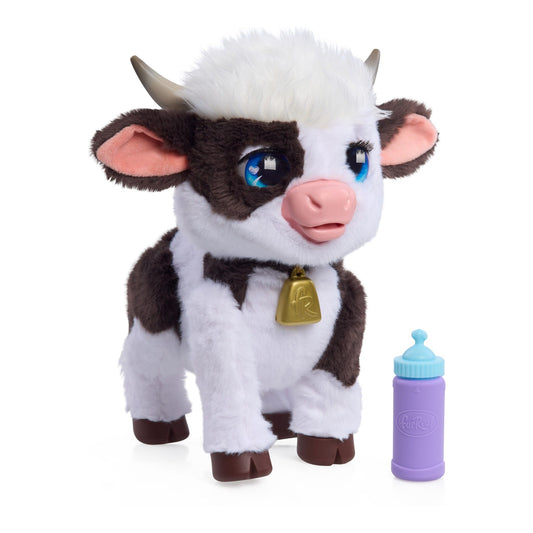 FurReal Riley the Feed & Follow Cow Interactive Plush Toy