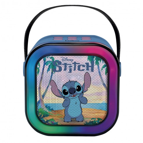 Lexibook Disney Stitch Portable Karaoke Speaker with Wireless Microphone