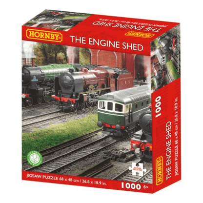 Hornby: The Engine Shed - 1000 Piece Jigsaw Puzzle 5060337331371