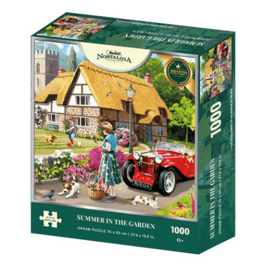 Kidicfrat - Nostalgia Collection - Summer in the Garden - 1000 Piece Jigsaw Puzzle 5060337331074