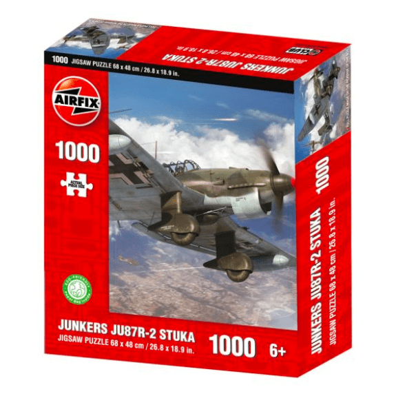 Kidicraft: Airfix Junkers JU87R-2 Stuka - 1000 Piece Jigsaw Puzzle 5060337331814