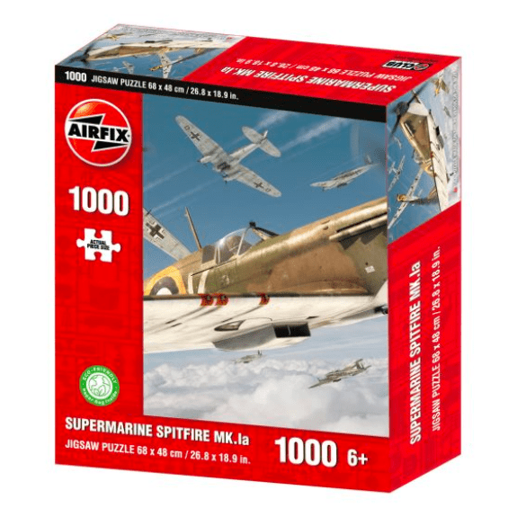 Kidicraft: Airfix Supermarine Spitfire MK.la - 1000 Piece Jigsaw Puzzle 5060337331227