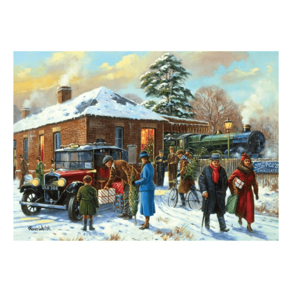 Kidicraft - Christmas Nostalgia Collection - Nearly Home - 1000 Piece Jigsaw Puzzle 5060337330923