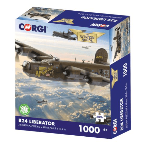 Kidicraft - Corgi - B24 Liberator - 1000 Piece Jigsaw Puzzle 5060337331296