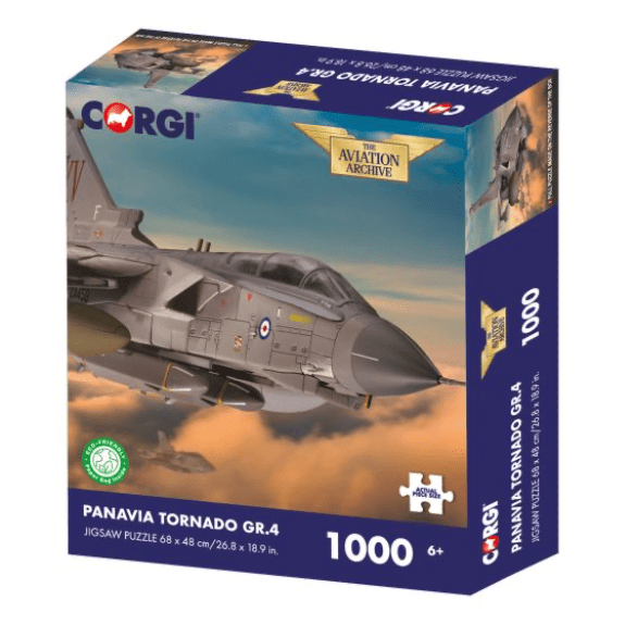 Kidicraft - Corgi - Panavia Tornado GR.4 - 1000 Piece Jigsaw Puzzle 5060337331289