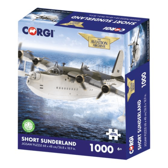 Kidicraft - Corgi - Short Sunderland - 1000 Piece Jigsaw Puzzle 5060337331326