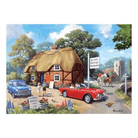 Kidicraft - Nostalgia Collection - A Stop For Tea - 1000 Piece Jigsaw Puzzle 5060337330794