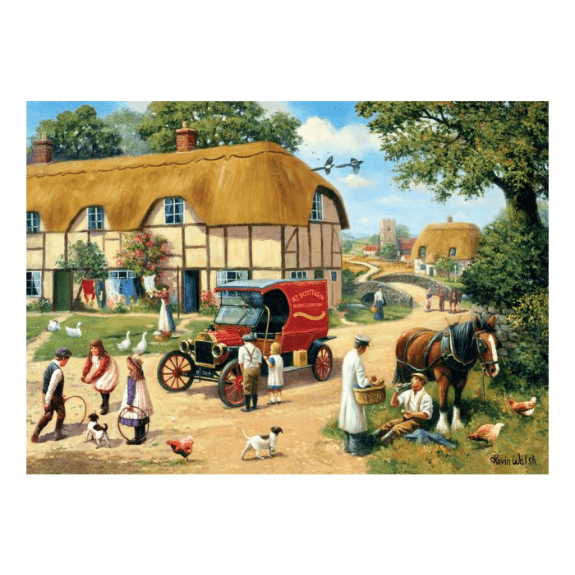 Kidicraft - Nostalgia Collection - Baker in the Village - 1000 Piece Jigsaw Puzzle 5060337331135