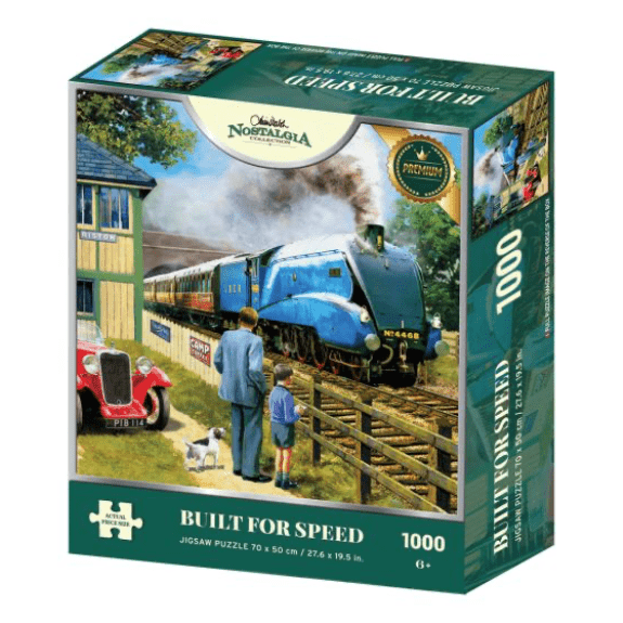 Kidicraft - Nostalgia Collection - Built For Speed - 1000 Piece Jigsaw Puzzle 5060337330770
