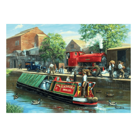 Kidicraft - Nostalgia Collection - Canal Transport - 1000 Piece Jigsaw Puzzle 5060337330800