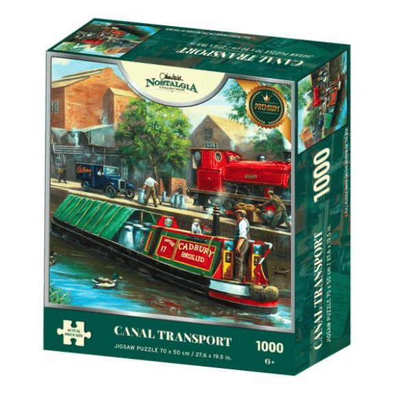 Kidicraft - Nostalgia Collection - Canal Transport - 1000 Piece Jigsaw Puzzle 5060337330800