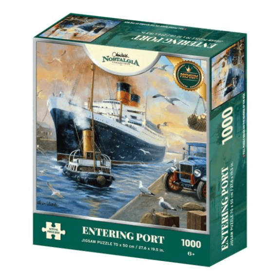 Kidicraft - Nostalgia Collection - Entering Port - 1000 Piece Jigsaw Puzzle 5060337331050