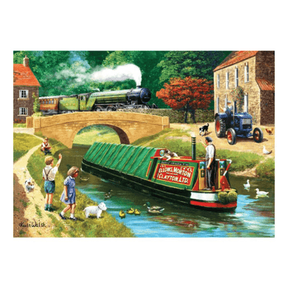 Kidicraft - Nostalgia Collection - Rain & Canal - 1000 Piece Jigsaw Puzzle 5060337331067