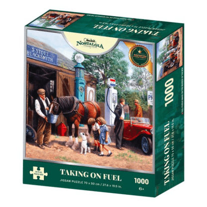 Kidicraft - Nostalgia Collection - Taking on Fuel - 1000 Piece Jigsaw Puzzle 5060337330817