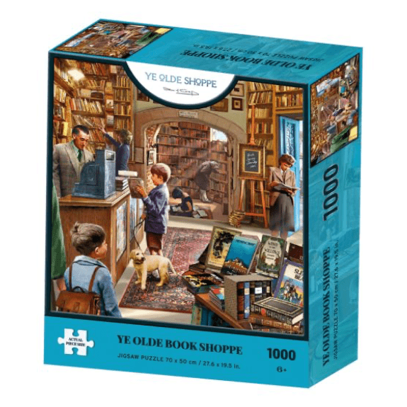 Kidicraft - Ye Olde Shoppe Collection - Book Shoppe - 1000 Piece Jigsaw Puzzle 5060337330954