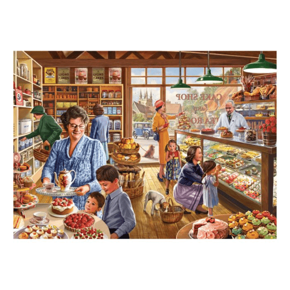 Kidicraft - Ye Olde Shoppe Collection - Cake Shoppe - 1000 Piece Jigsaw Puzzle 5060337330985