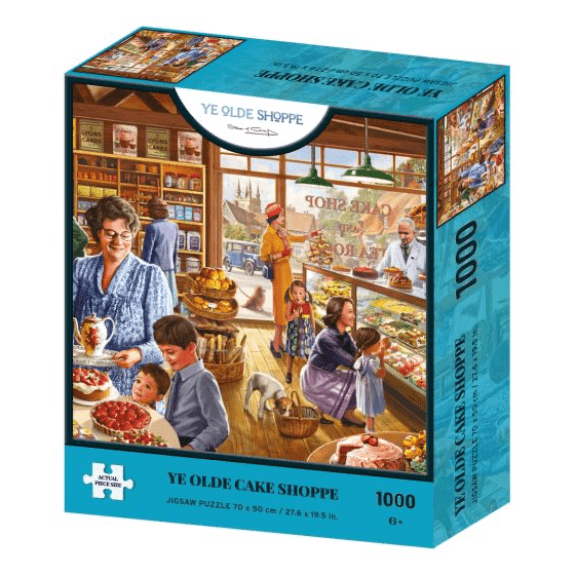 Kidicraft - Ye Olde Shoppe Collection - Cake Shoppe - 1000 Piece Jigsaw Puzzle 5060337330985