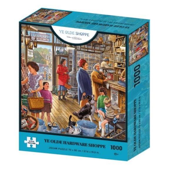 Kidicraft - Ye Olde Shoppe Collection - Hardware Shoppe - 1000 Piece Jigsaw Puzzle 5060337331005