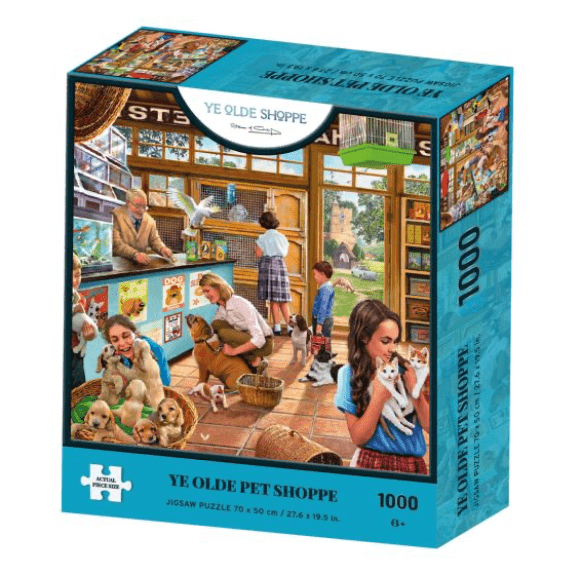 Kidicraft - Ye Olde Shoppe Collection - Pet Shoppe - 1000 Piece Jigsaw Puzzle 5060337330992