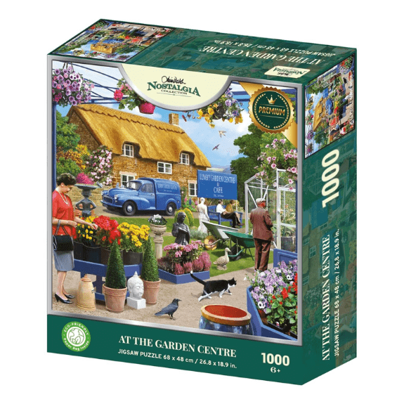 Kidicraft - Nostalgia Collection - At The Garden Centre - 1000 Piece Jigsaw Puzzle 5060337332521