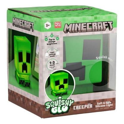Minecraft Creeper SquishyGlo Rechargeable Silicone Light