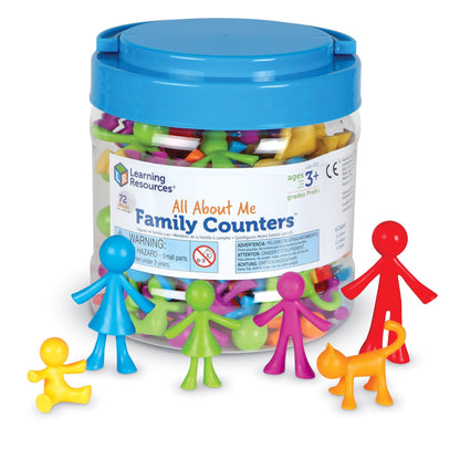 Learning Resources - All About Me Family Counters Set of 72 765023833720