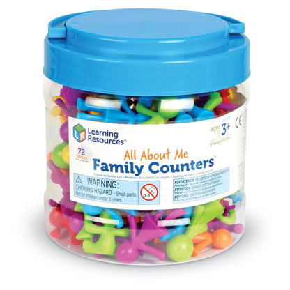 Learning Resources - All About Me Family Counters Set of 72 765023833720