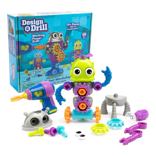 Learning Resources - Design & Drill Robot Workshop Set 086002041777