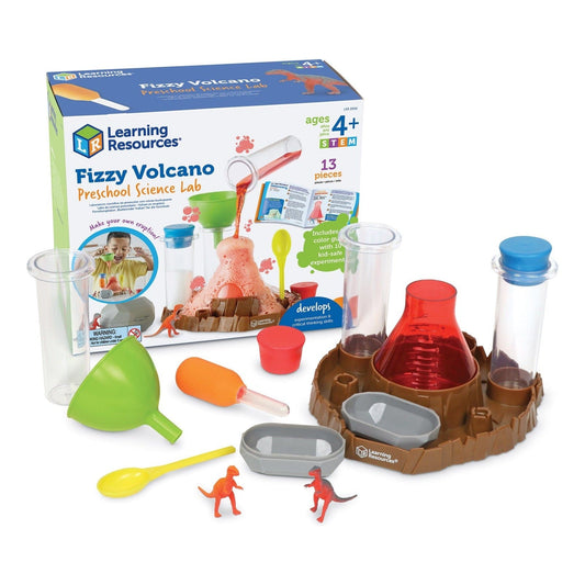 Learning Resources - Fizzy Volcano Preschool Science Lab Activity 765023028959