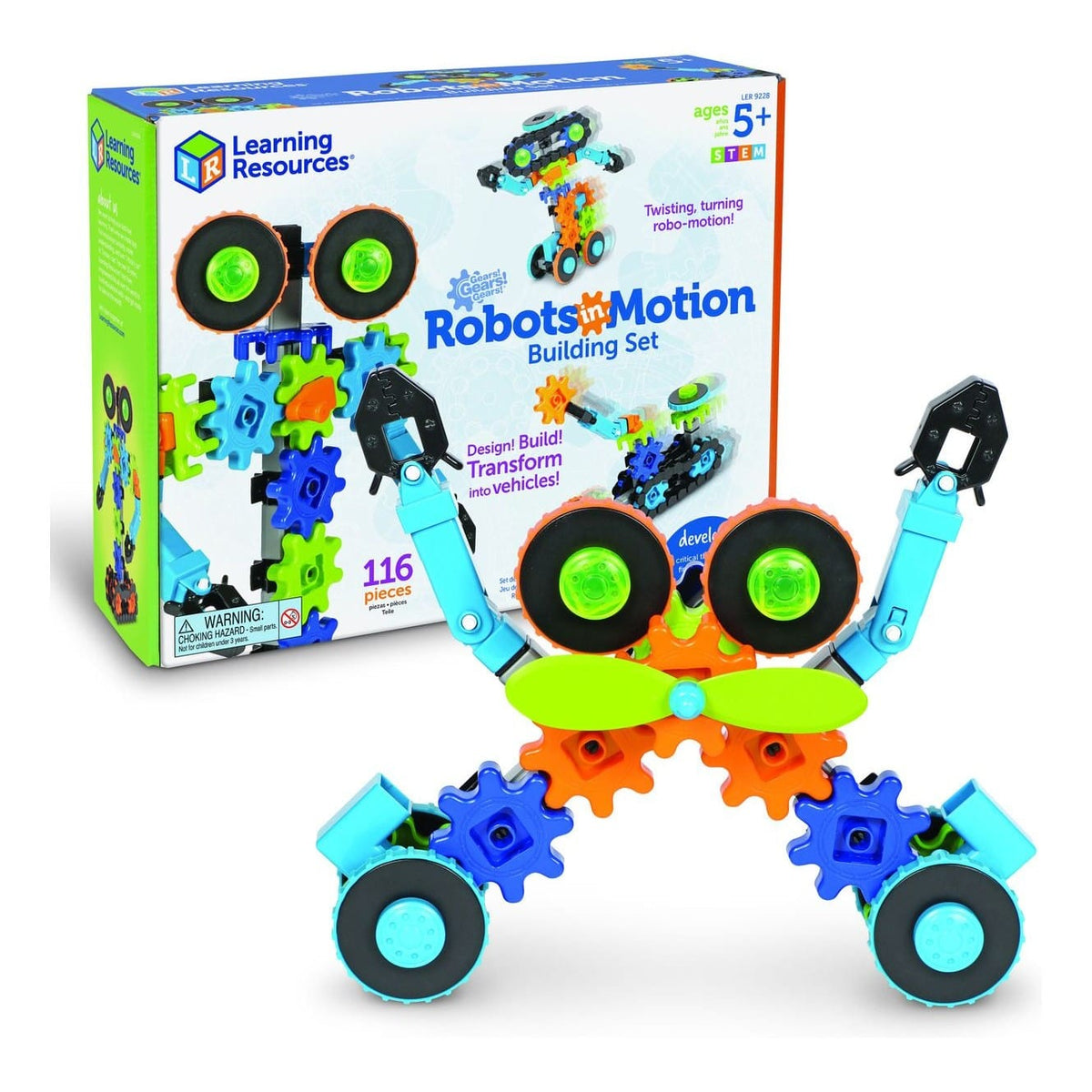 Learning Resources - Gears! Gears! Gears! Robots In Motion 765023092288