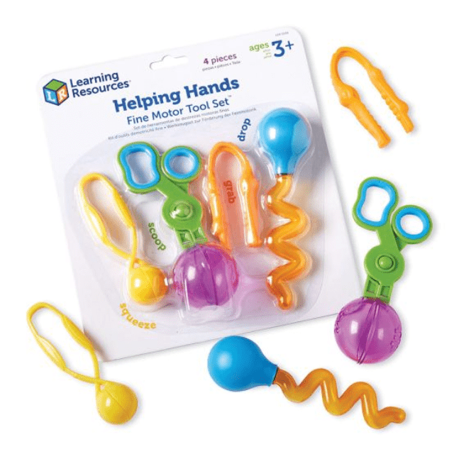 Learning Resources - Helping Hands Fine Motor Tool Set 765023055580