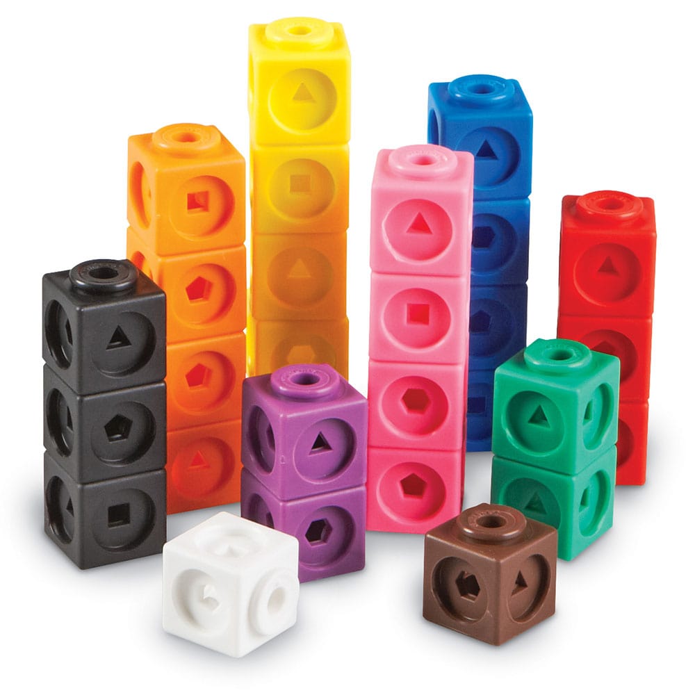 Learning Resources - MathLink Cubes Set of 100 for Learning 765023042856