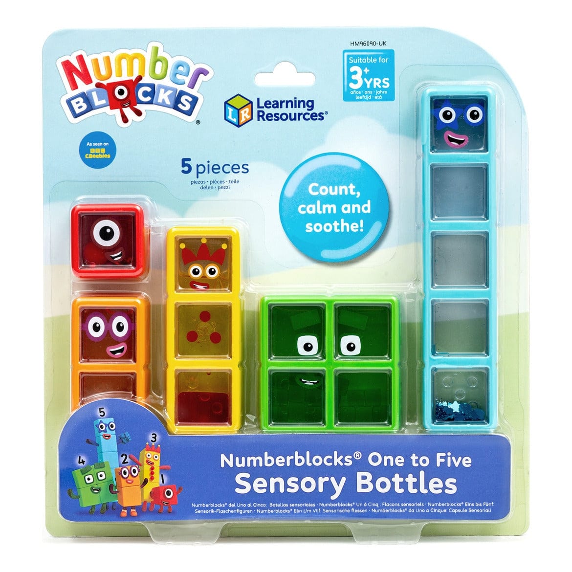 Learning Resources - Numberblocks 1-5 Sensory Tubes Set