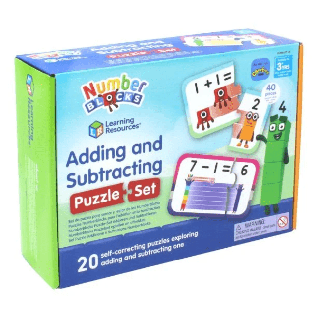 Learning Resources - Numberblocks Adding and Subtracting Puzzle Set 5055506410421