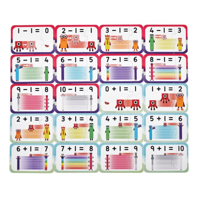 Learning Resources - Numberblocks Adding and Subtracting Puzzle Set 5055506410421