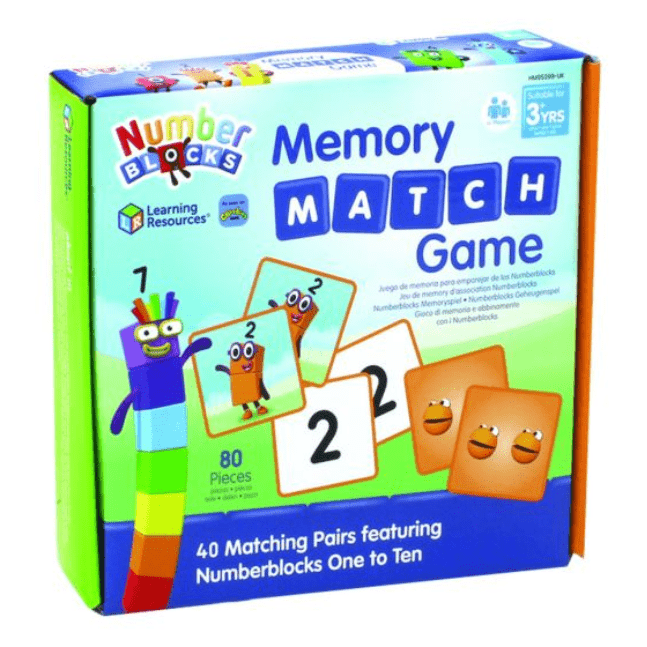 Numberblocks Matching Learning Resources - Numberblocks Memory Match Game | Lennie’s Toys