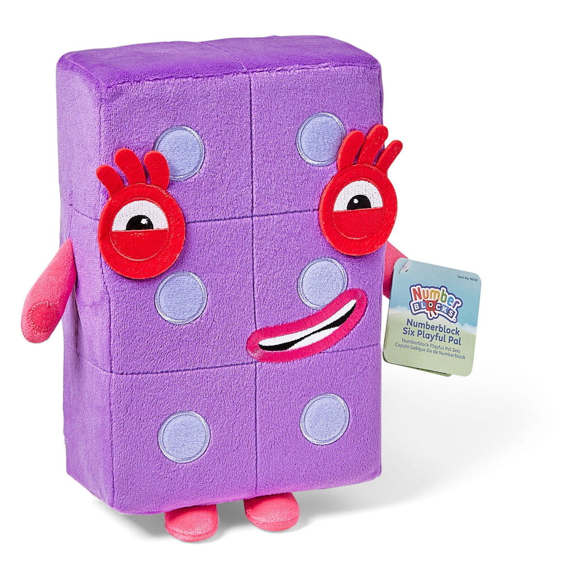 Learning Resources - Numberblocks Numberblock Six Playful Pal 5055506414634
