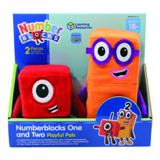 Learning Resources - Numberblocks One And Two Playful Pals Plush 5055506409920