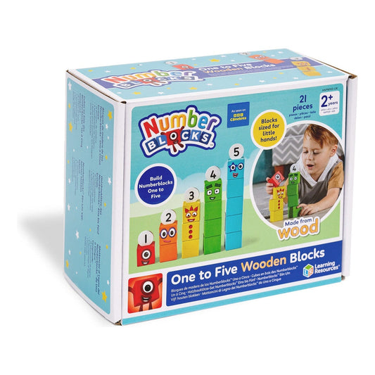 Learning Resources - Numberblocks One to Five Wooden Blocks 5055506414757