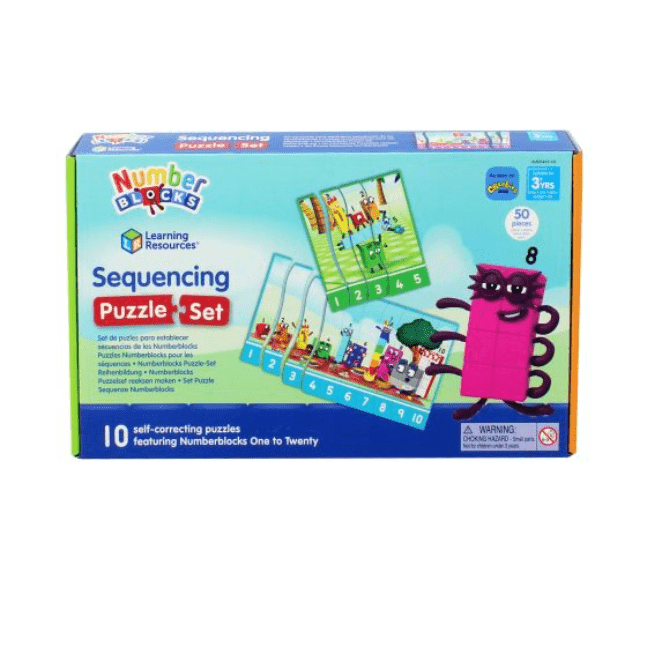 Learning Resources - Numberblocks Sequencing Puzzle 5055506410438