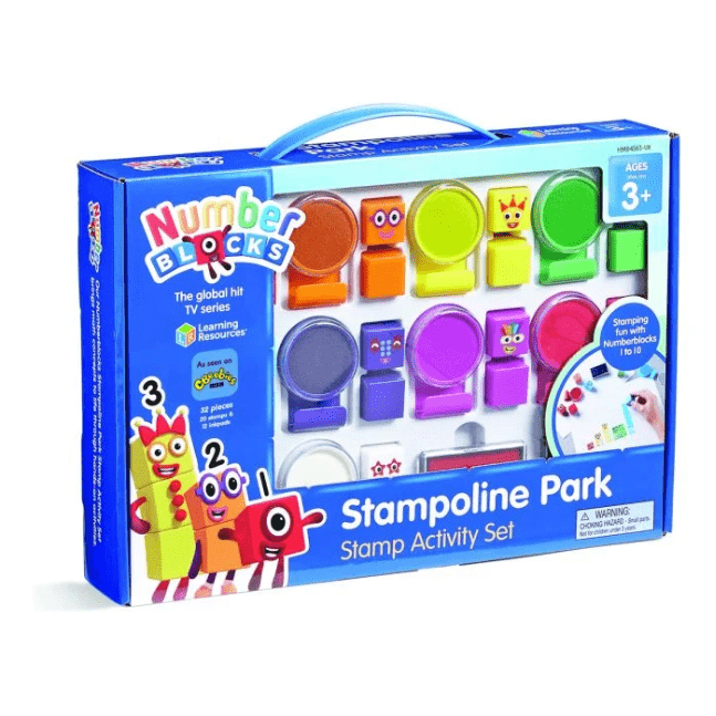 Learning Resources - Numberblocks Stampoline Park Stamp Activity Set 5055506409722