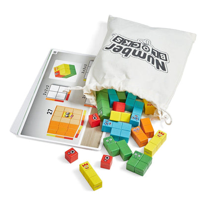 Learning Resources - Numberblocks Wooden Building Blocks Activity Set 5055506414771