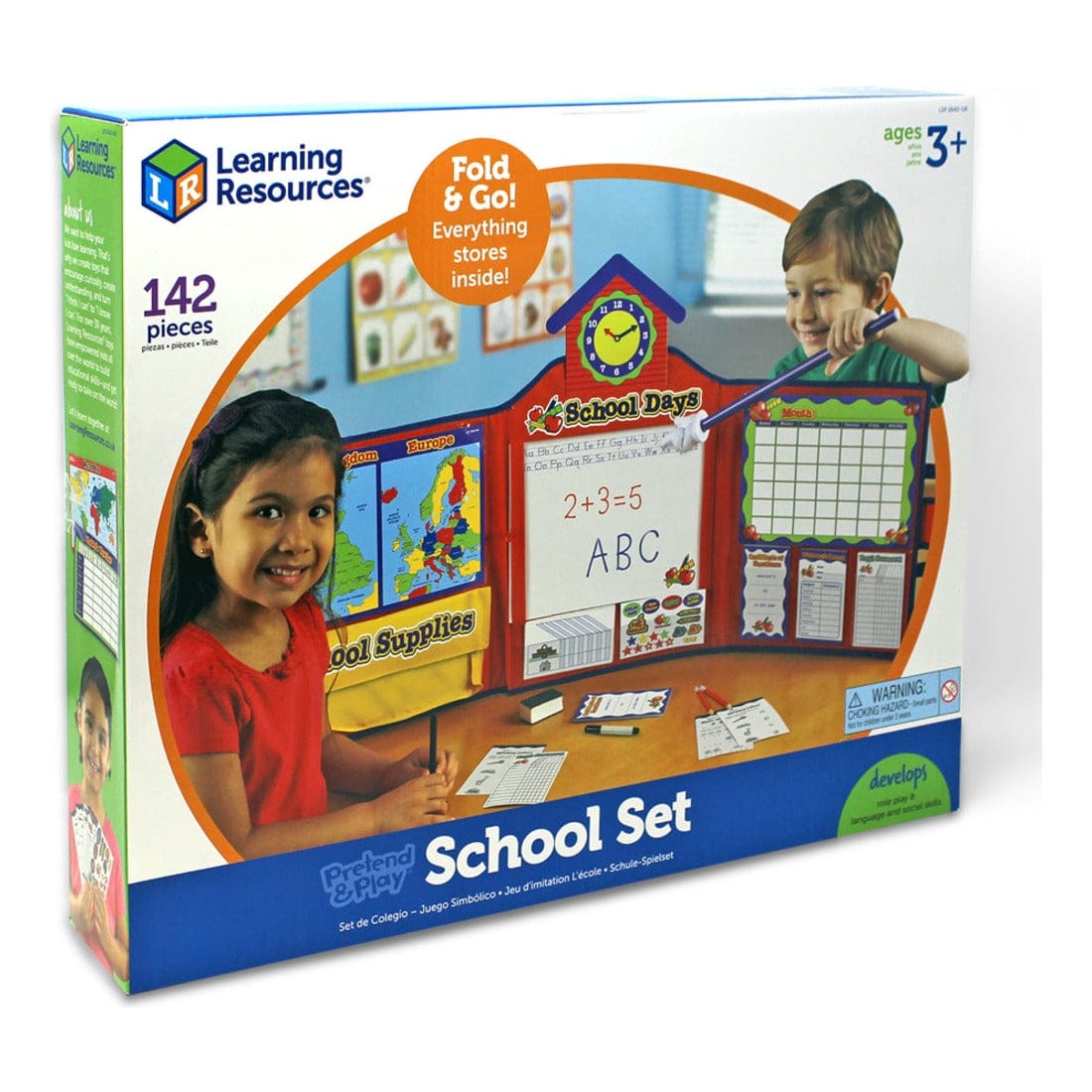 Learning Resources - Pretend & Play School Set UK Version 765023526424
