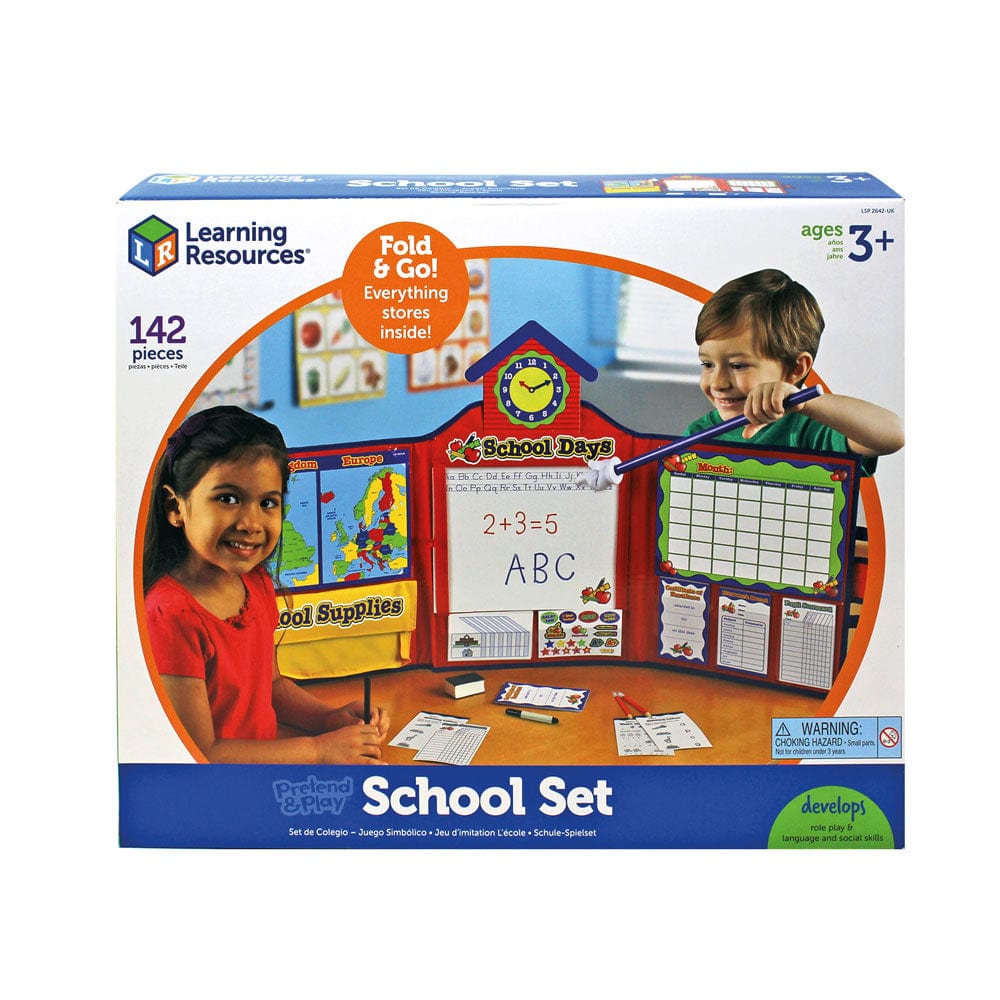 Learning Resources - Pretend & Play School Set UK Version 765023526424