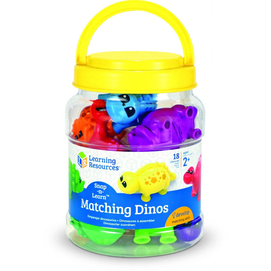 Learning Resources - Snap-N-Learn Matching Dinos Toy Set 765023067088