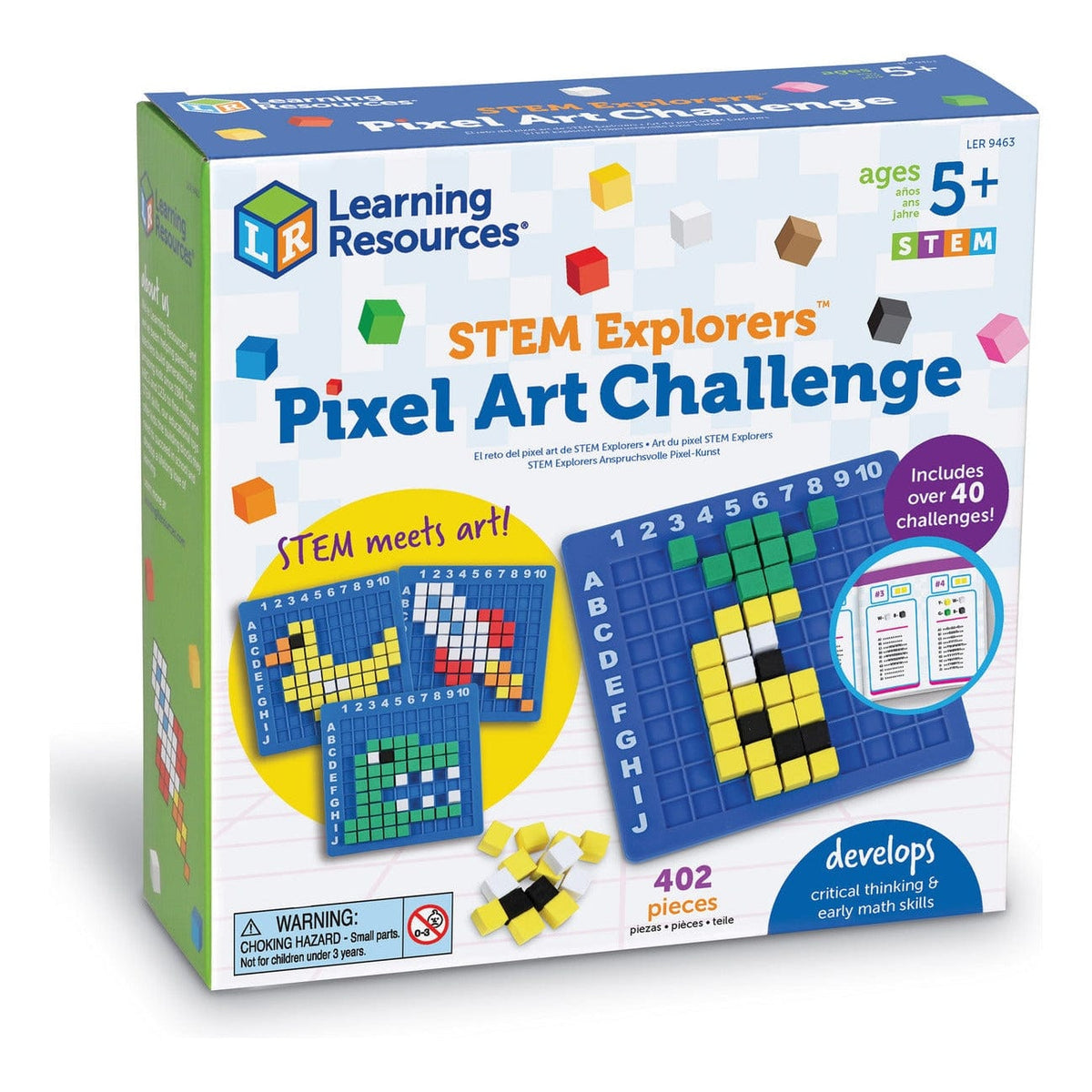 Learning Resources - STEM Explorers Pixel Art Challenge 765023094633