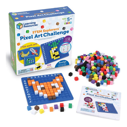 Learning Resources - STEM Explorers Pixel Art Challenge 765023094633