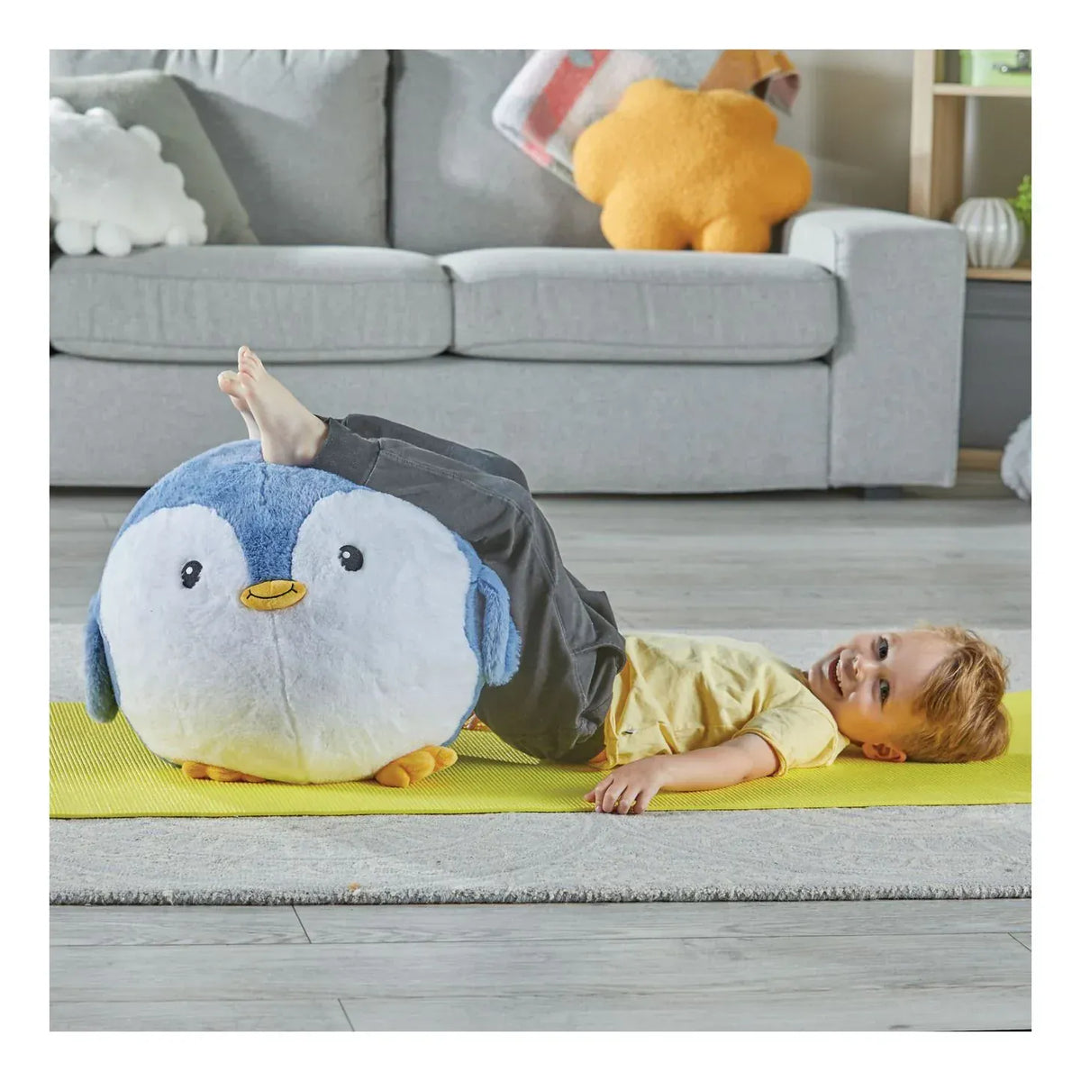 Yoga Ball Buddy with BubblePlush (Penguin) 848850122837