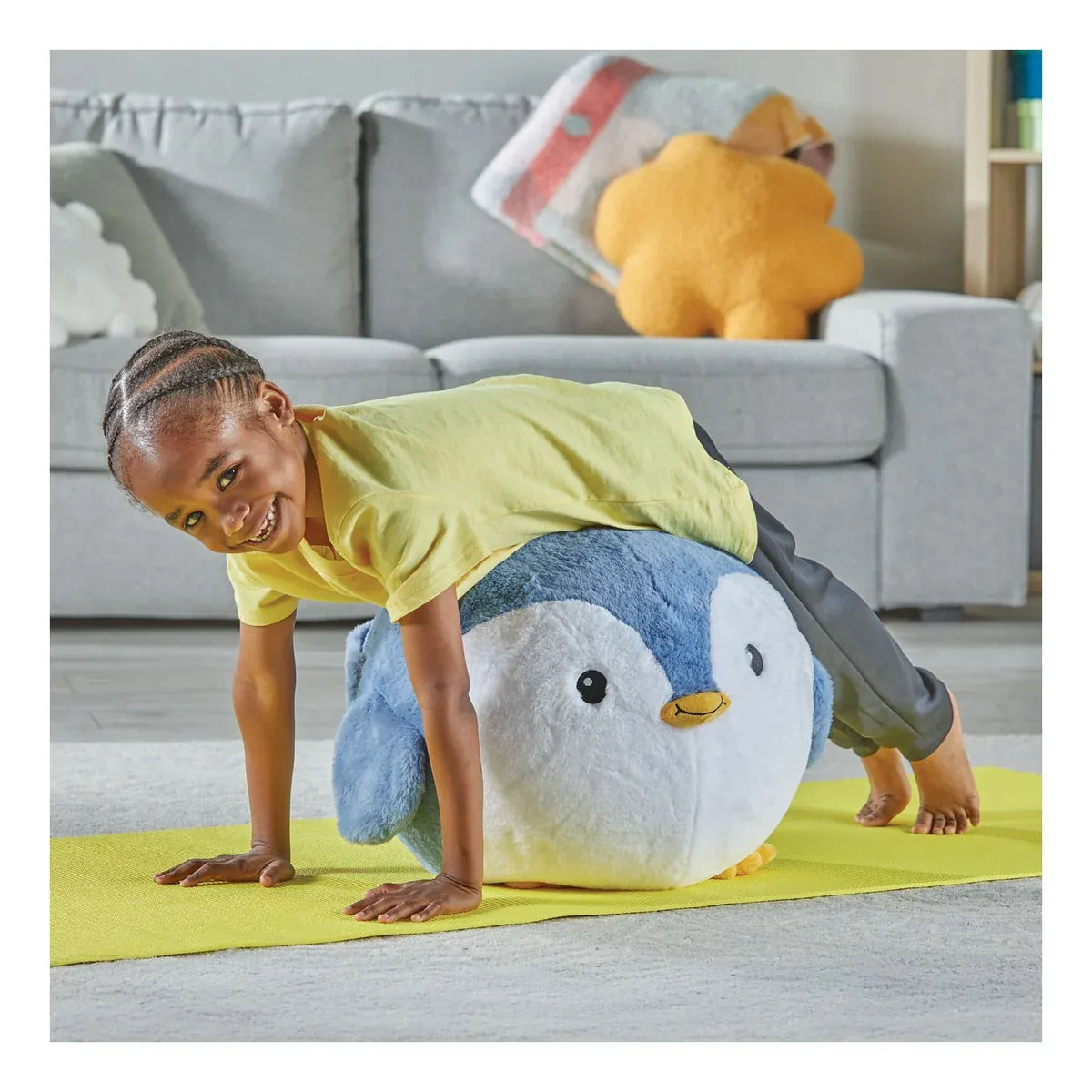 Yoga Ball Buddy with BubblePlush (Penguin) 848850122837
