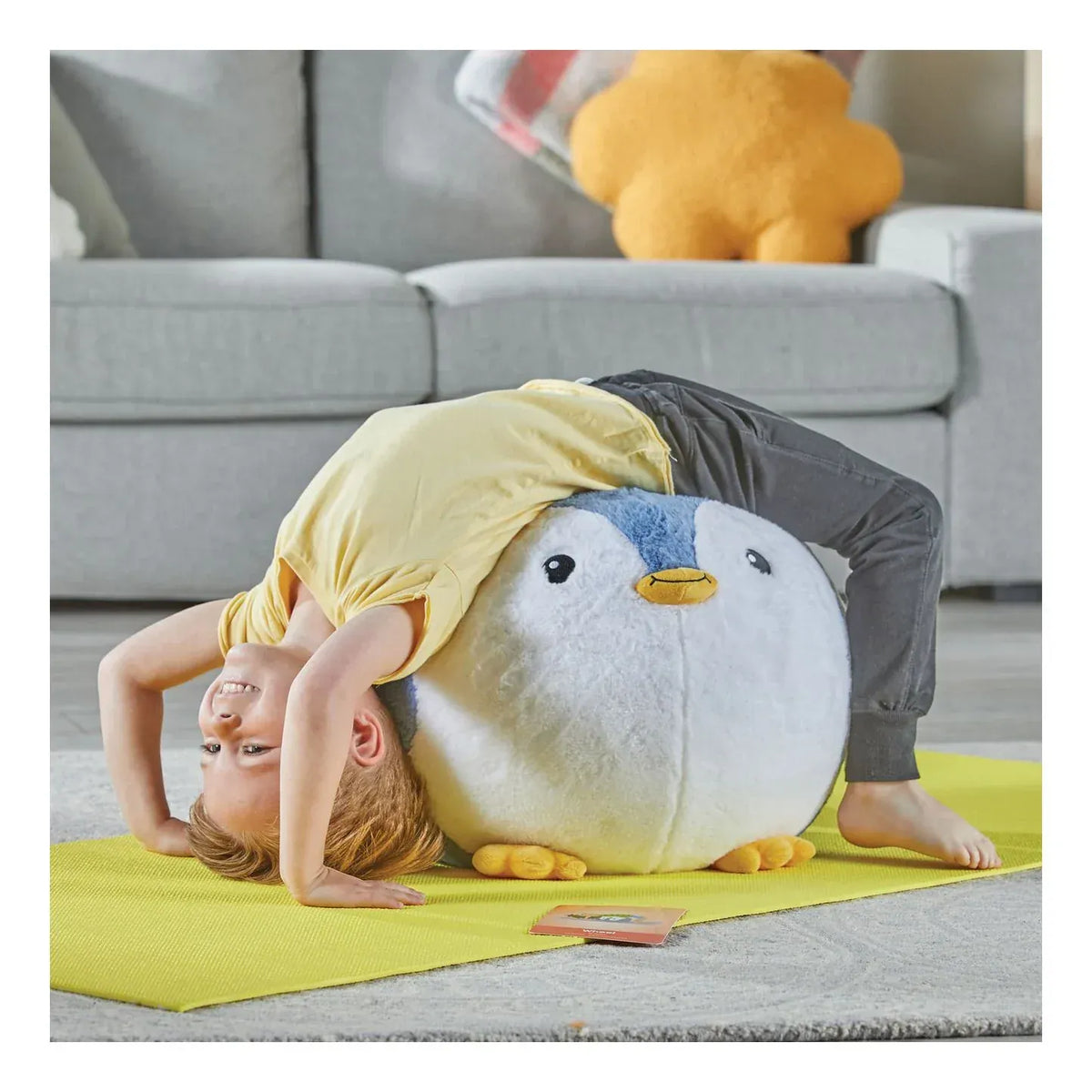 Yoga Ball Buddy with BubblePlush (Penguin) 848850122837